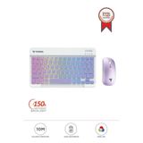 Torima Tmk-09 Mor Şarj Edilebilir Rgb Işıklı Kablosuz Klavye Mouse Seti