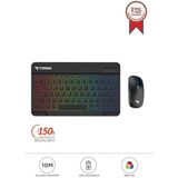 Torima TMK-09 Siyah RGB Kablosuz Klavye Mouse Seti