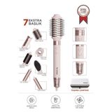 TORİMA Torima Thd-01 7In1 Compact Saç Kurutma Fön Makinesi Hava Üflemeli Saç Şekillendirici Pembe