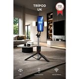 Torima Tripod Çok Amaçlı Kumandalı Led Işıklı 1.70 Cm Selfie Çubuğu UK Siyah
