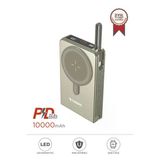 Torima Trm-1019 Gold 10000 Mah Mag Safe Type-C + Usb Kablolu-Kablosuz Taşınabilir 22,5 W Hızlı Şarj Dijital Göstergeli Powerbank