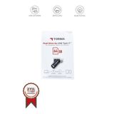 Torima USB Flash Bellek Type C OTG Çift Sürücülü 64GB Siyah