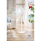 Torima Vantilatör 7 Pervaneli 3 Kademeli Ayarlanabilir Ayaklı 14 Inc 45W Fan SF01 Beyaz