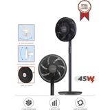Torima Vantilatör 7 Pervaneli 3 Kademeli Ayarlanabilir Ayaklı 14 Inc 45W Fan SF01 Siyah