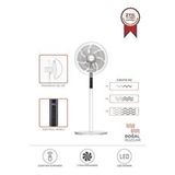 Torima Vantilatör 7 Pervaneli 3 Kademeli Kumandalı Dijital Ekranlı Ayaklı 16 Inc 60w Fan Sf-02 Beyaz