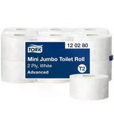 Tork 120280 Advanced Mini Jumbo Tuvalet Kağıdı 170 Mt 12`li Rulo