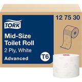 Tork 127530 Rulo Tuvalet Kağıdı 2 Katlı 27 Rulo x 100 Yaprak - Beyaz