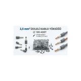TORK 2,5mm İZOLELİ KABLO YÜKSÜĞÜ 100 ADET 14AWG