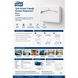 Tork 344080 Klozet Kapağı Örtüsü Dispanseri Beyaz