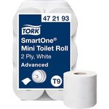 Tork 472193 Mini Tuvalet Kağıdı 12 Rulo x 620 Yaprak - Beyaz