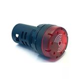 Tork AD16SM-220K 220V AC 22 mm Kırmızı Ledli Buzzer
