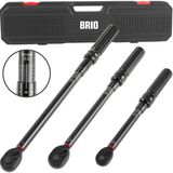 Tork Anahtarı 3 Ad 1/4 Inç 5-25 Nm, 3/8 Inç 10-60 Nm, 1/2 Inç 20-200