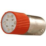 Tork BA9SC-24-K ,kırmızı 24VAC/DC LED Ampul