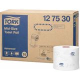 Tork Çift Rulo Tuvalet Kağıdı Advanced T6 Sistem 127530 | 2 Katlı 100 Metre 27 Rulo