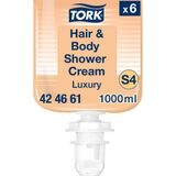 Tork Luxury Saç ve Vücut Sıvı Sabun 1 lt x 6 Adet - Şeffaf