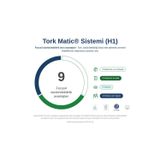 Tork Matic Rulo Havlu Dispenseri Siyah H1 Sistem 551008