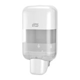 Tork Mini Sıvı Sabun, Köpük Sabun Ve Dezenfektan Dispenseri Beyaz S5 Manuel Duvar Tipi (565200)