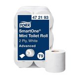 Tork Smartone Mini Tuvalet Kağıdı Adv 2 Katlı 620 Yaprak 112 Mt X 12 Rulo Koli