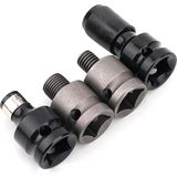 Torklu Somun Sıkma Bijon Sökme Darbeli Matkap Için Bits Adaptörü 4lü Set Yaylı Ağır Hizmet Mandreni - 0- Koyu Mavi