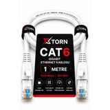 torn CAT6 Ethernet Kablosu 1 Metre RJ45 LAN İnternet Modem Router Bilgisayar Kablosu