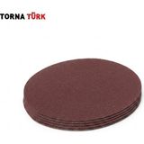 Torna Türk Tornatürk 115 mm Cırt Yuvarlak Zımpara Metal Ahşap Parlatma - 115 mm - 400 KUM