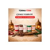 Torna Türk Tornatürk Çizmeli Marka 15 Metre Tesbih İpi - 9 Numara (9 Kat) Sarı