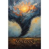 Tornado Art Notebook: Storm-Inspired Lined Journal: 110 Lined Pages | Dramatic Weather Art Notebook for Writing, Journaling, School & Work