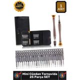 #Tornavida 25 Prç Hassas Tamir Profesyonel Telefon Saat Gözlük Elektronik Mini Cüzdan Tornavida Seti