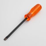 Tornavida Uzun Boy Premium Kraft Düz Tornavida Turuncu Plastik Sap 6X150 Mm