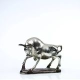 Toro Dekoratif Obje Antik Sılver - 36,2X17,15X29,3