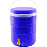 Toros 20LT Yuvarlak Termos Mavi Plastik Musluklu - Taşıma Kulplu BRKT-504217 (5264) - Gri