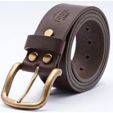 Toros Craft Premium % 100 Hakiki Vejetal Dayanıklı Deri Kemer, Döküm Toka, Tamamen El Yapımı Kopmaz Çatlamaz - 00 Kahverengi - 130 cm