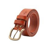 Toros Craft Premium % 100 Hakiki Vejetal Dayanıklı Erkek Deri , Döküm Toka, El Yapımı Kopmaz Çatlamaz(Taba) Kemer