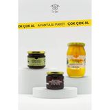 Toros Dağı Avantajlı Paket - Süzme Çiçek Balı 480 Gr - Kestane Balı 400 Gr - Sedir Balı 400 Gr