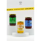 Toros Dağı Avantajlı Paket - Süzme Çiçek Balı 860 Gr - Çörek Otu Balı 860 Gr - Çam Balı 860 Gr