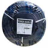 Toros Kablo Ttr 3 X 1.5Mm Cca Kablo H05 W-F Siyah 100 Metre