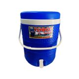 Toros Termos Buzluk, 20 Litre, Musluğu Var, Yuvarlak, Mavi, Piknik, Araç Bagajı, Bahçe Kullanımı İçin