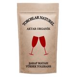 Toroslar Naturel Aktar Organik Şarap Mayası Yüksek Tolerans Ithal Menşei Kırmızı Ve Beyaz Yapımına Uygun 100 Gr