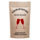 Toroslar Naturel Aktar Organik Şarap Mayası Yüksek Tolerans Ithal Menşei Kırmızı Ve Beyaz Yapımına Uygun 100 Gr