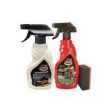 Torpido Bakim Sutu Temizleyici Parlatici 500Ml+Lastik Parlatici Ve Tampon Cilasi 500 Ml+1 Sunger