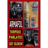 Torpido Süt Silikon ( Plastik+Vinil+Deri+Kauçuk Parlatıcı) + Sünger