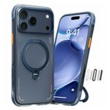 TORRAS Ostand Q3 Air, iPhone 17 Pro Max için, 360 manyetik standlı, manyetik, mil-sınıf düşme testine uygun, kamera kontrol düğmesi, darbeye dayanıklı, iPhone 17 Pro Max 6,9 inç için telefon kılıfı