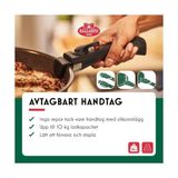 Torre Kızartma Tavası, 20 Cm, Seramik Kaplama, Indüksiyonlu Ocaklara Uygun, Çıkarılabilir Sap, Alüminyum - Option-1 - --