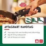 Torre Kızartma Tavası Seti, Seramik Kaplama, 24 + 28 Cm, Indüksiyonlu Ocaklara Uygun, Çıkarılabilir Sap, Alüminyum