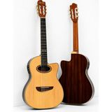 Torres CG40 Elektro Klasik Gitar 4/4 Profesyonel Fishman Preamp Masif Ladin - Açık Kahve