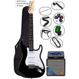 Torres ST-40BKP Elektro Gitar Seti 25W Bluetooth Amfili Full Başlangıç Paketi Siyah