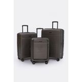 Torry Premium Series Pp 3’lü Valiz Seti Büyük + Orta + Kabin Boy Gri