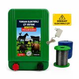 Torsan Eko Plus 1000 Adaptörlü 220V Domuz Ayı Kovucu 1000 mt Elektrikli Çit Sistemi