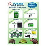 Torsan Pro 2000 Domuz Ayı Kovucu 2000 mt Güneş Panelli Elektrikli Çit Sistemi