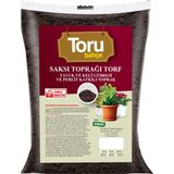 Torubahce 5 lt Saksı Toprağı Torf Tavuk ve Keçi Gübresi ve Perlit Katkılı Toprak